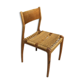 Wooden chair and Italian rope 1960