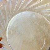 10 small plates in Duralex glass in the shape of flowers - retro-cuisine-vintage