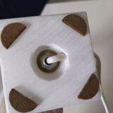 Alabaster and brass lamp