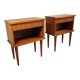 Deux tables de chevet années 60-70