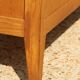 Chest of drawers with 4 drawers, light oak, 1960.