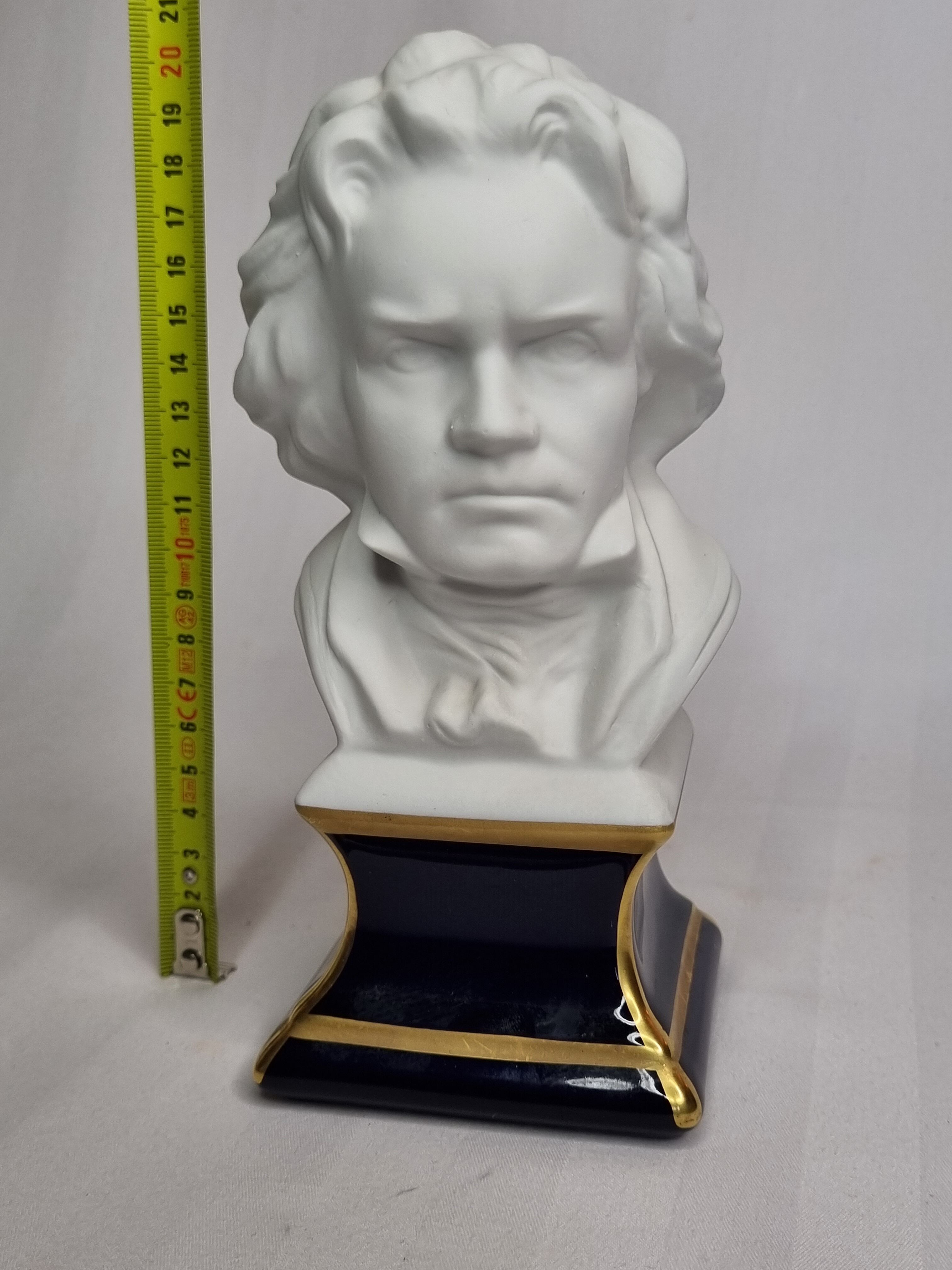 Porcelain bust of Beethoven, Tharaud, Limoges
