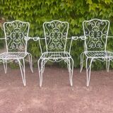 Fauteuils provençaux en fer forgé