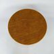 Table basse vintage en bambou et rotin, années 1970