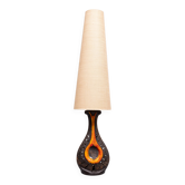 Grand lampadaire en céramique Fat Lava par Walter Gerhards pour l'Allemagne de l'Ouest, années 1970.