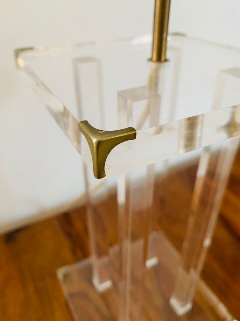 Vintage table lamp by David Lange, circa 70's