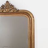 19th C Louis Philippe Mirror with Small Crest