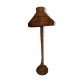 Rattan lamppost from the 1950s