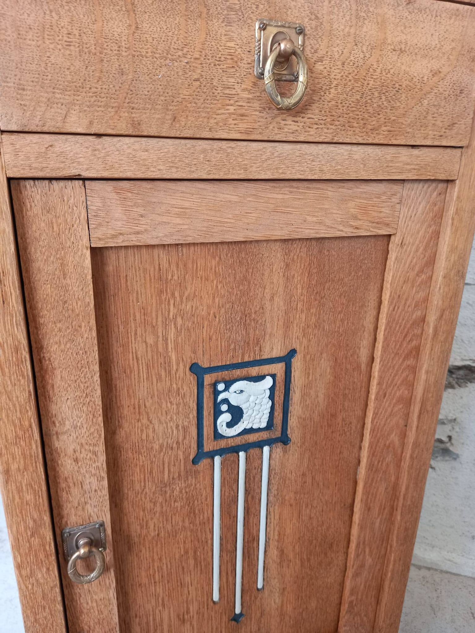 Art Deco bedside table