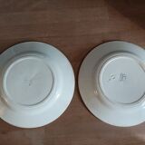 Set of 2 plates iron earth Chestnut