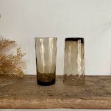 6 LUMINARC France smoked glasses