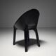 Set of six "Lira" dining chairs by Mario Bellini for Cassina, Italy, 1980s.