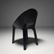 Set of six "Lira" dining chairs by Mario Bellini for Cassina, Italy, 1980s.
