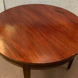 Louis XVI style round table in MAHOGANY XX century