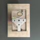 Italian stainless design sconce