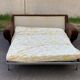 Meral France brown velvet convertible sofa bed
