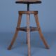 Industrial adjustable piano stool. 1930s