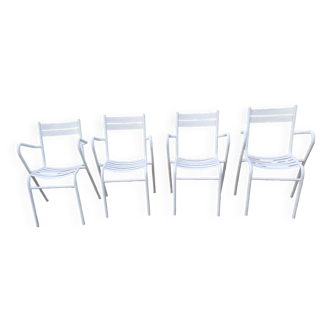 4 Fauteuils style TOLIX