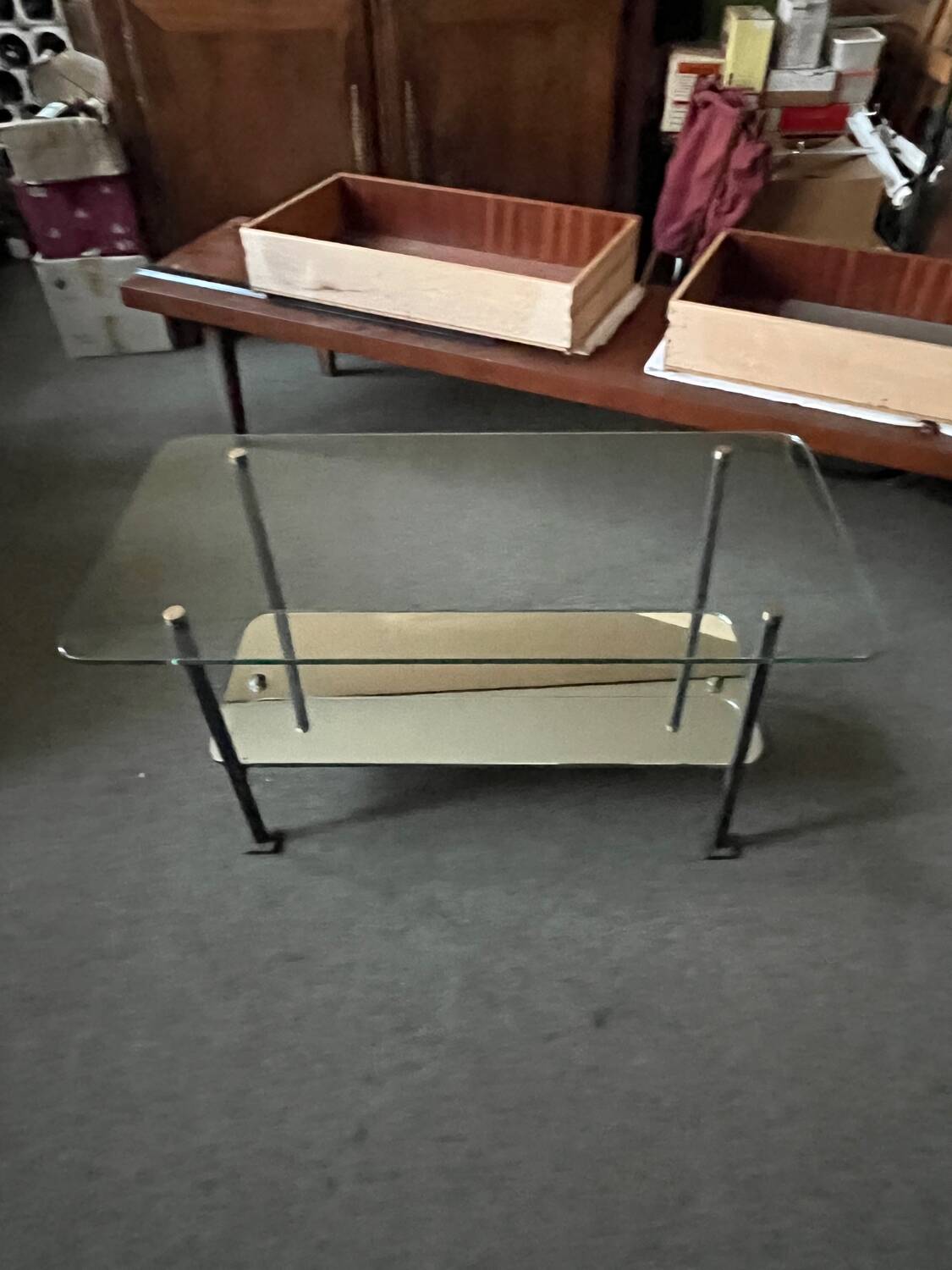 Table basse vintage des années 50
