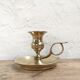 Brass cellar rat candle holder