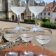Set de 6 verres ballon à vin verre granité