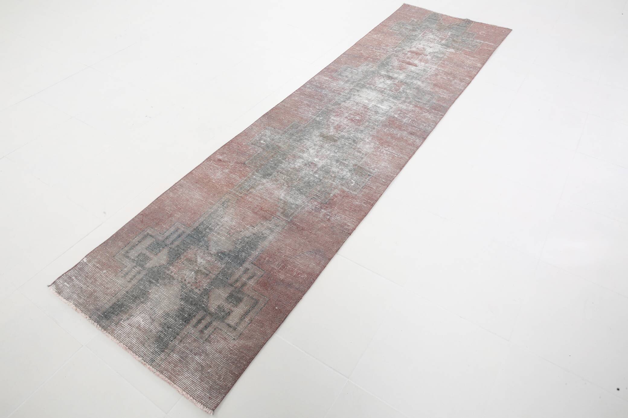 3x10 Rug For Kitchen Old Antique Turkish Runner Rug, 83x316Cm SK 5210