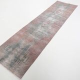 3x10 Rug For Kitchen Old Antique Turkish Runner Rug, 83x316Cm SK 5210