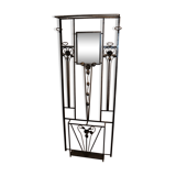 Wrought iron coat rack