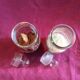 Set 2 old vintage kitchen glass jars
