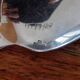 Christofle - Villeroy model dessert spoon - in silver-plated metal