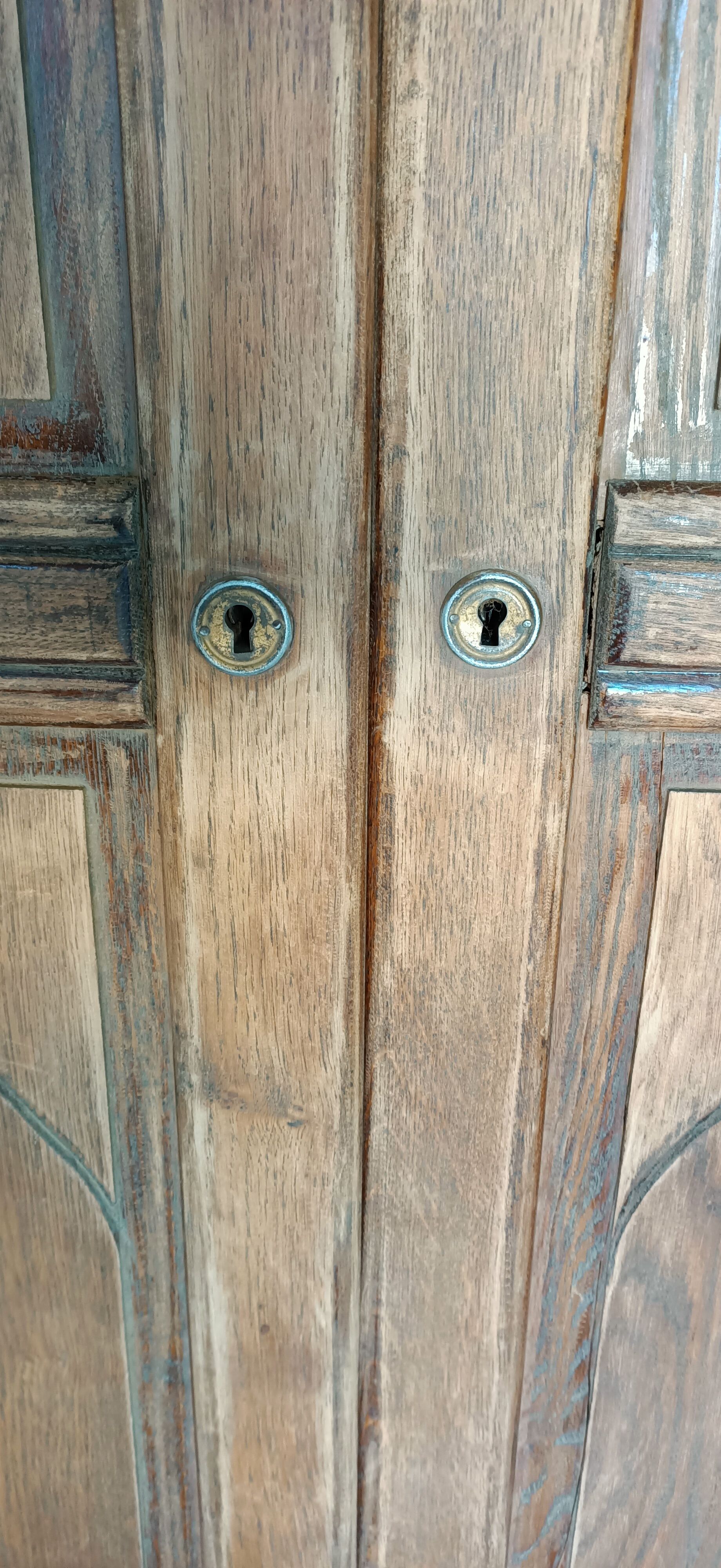 2 antique closet doors