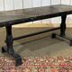 Coffee table in wrought iron with a slate top, work from the 1950s.