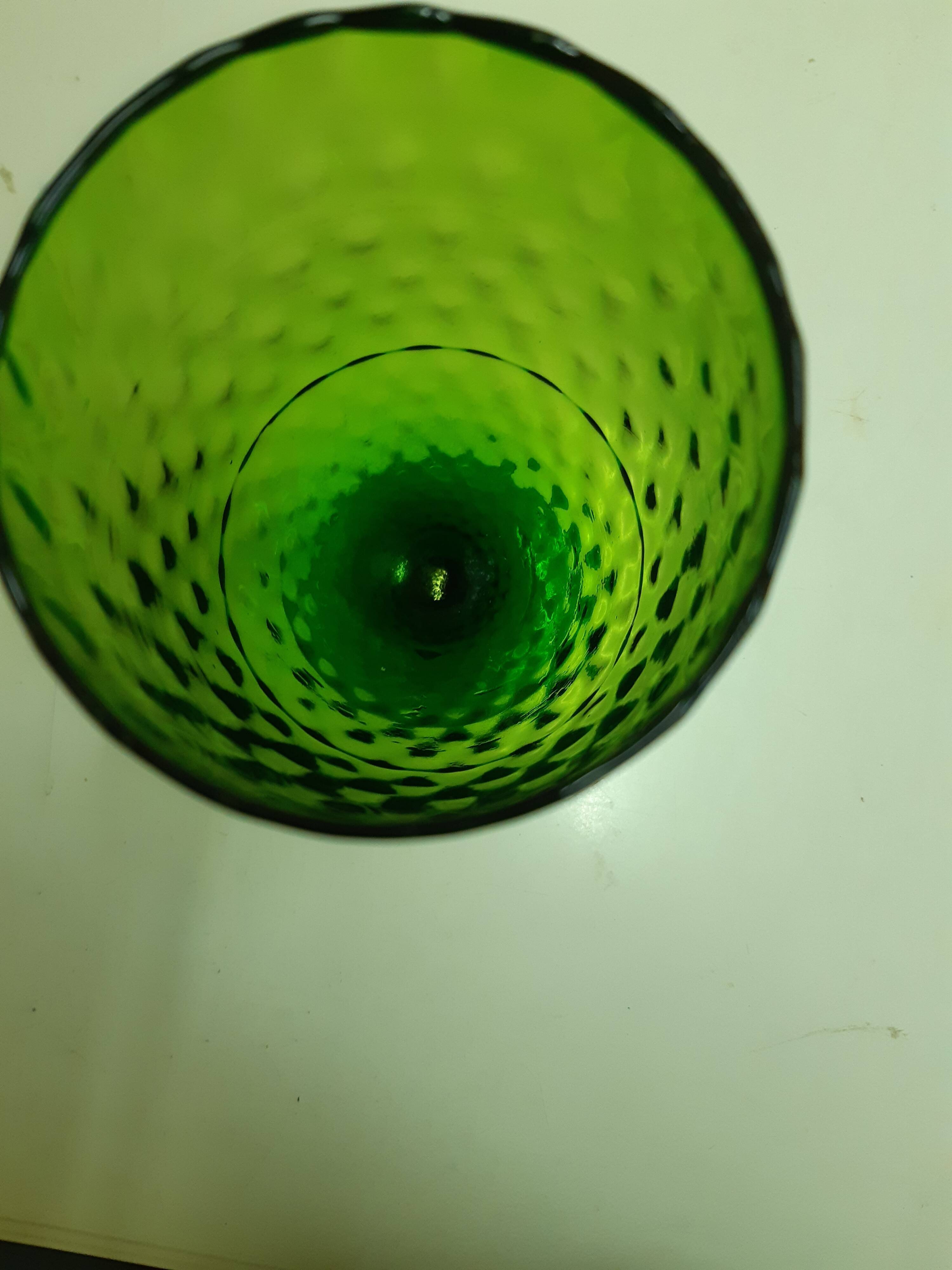 Blown glass vase