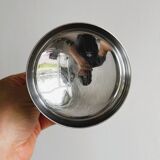 6 large stainless steel bowls on feet Letang Remy