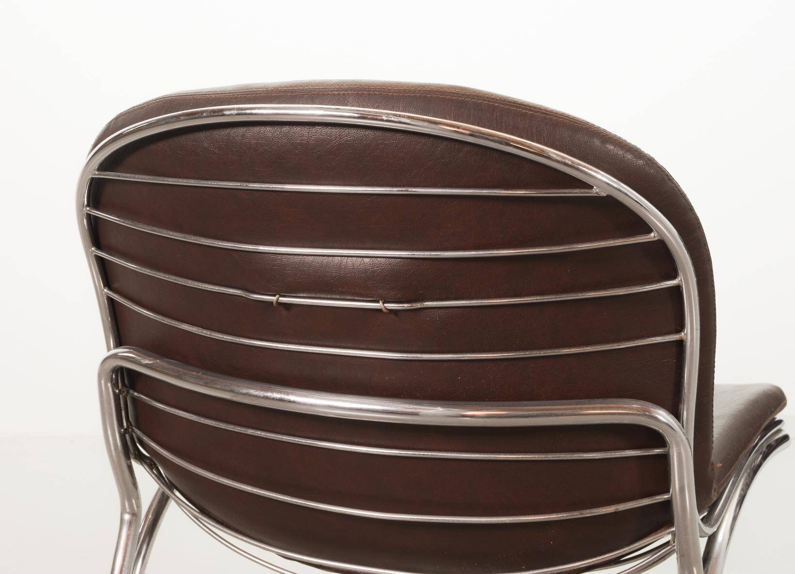 Gastone Rinaldi Italian Design 'Sabrina' Dining Chairs for Rima Italy 1970s