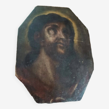 Peint sur bois - Christ - Italie XVIIIème Siècle
