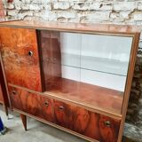 Buffet bar walnut varnished