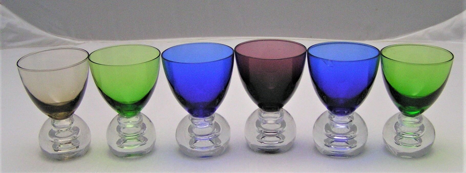 Verres à liqueur en "Murano"