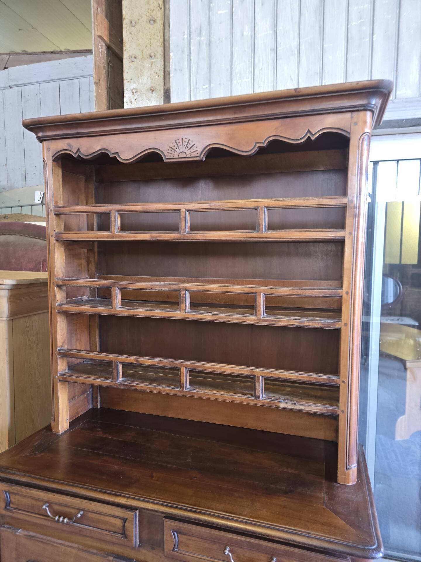 Louis XV style sideboard in cherry wood