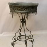 Large wrought iron planter