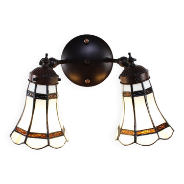 Double Tiffany wall lamp