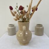 Speckled ceramic vase pitcher