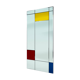 Miroir mural art De Stijl de Piet Mondriaan par Rimadesio, Italie, années 1980.