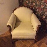 2 art deco armchairs