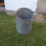 Zinc coal bucket