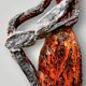 Ceramic sculpture signed M. Detry – Cicogna