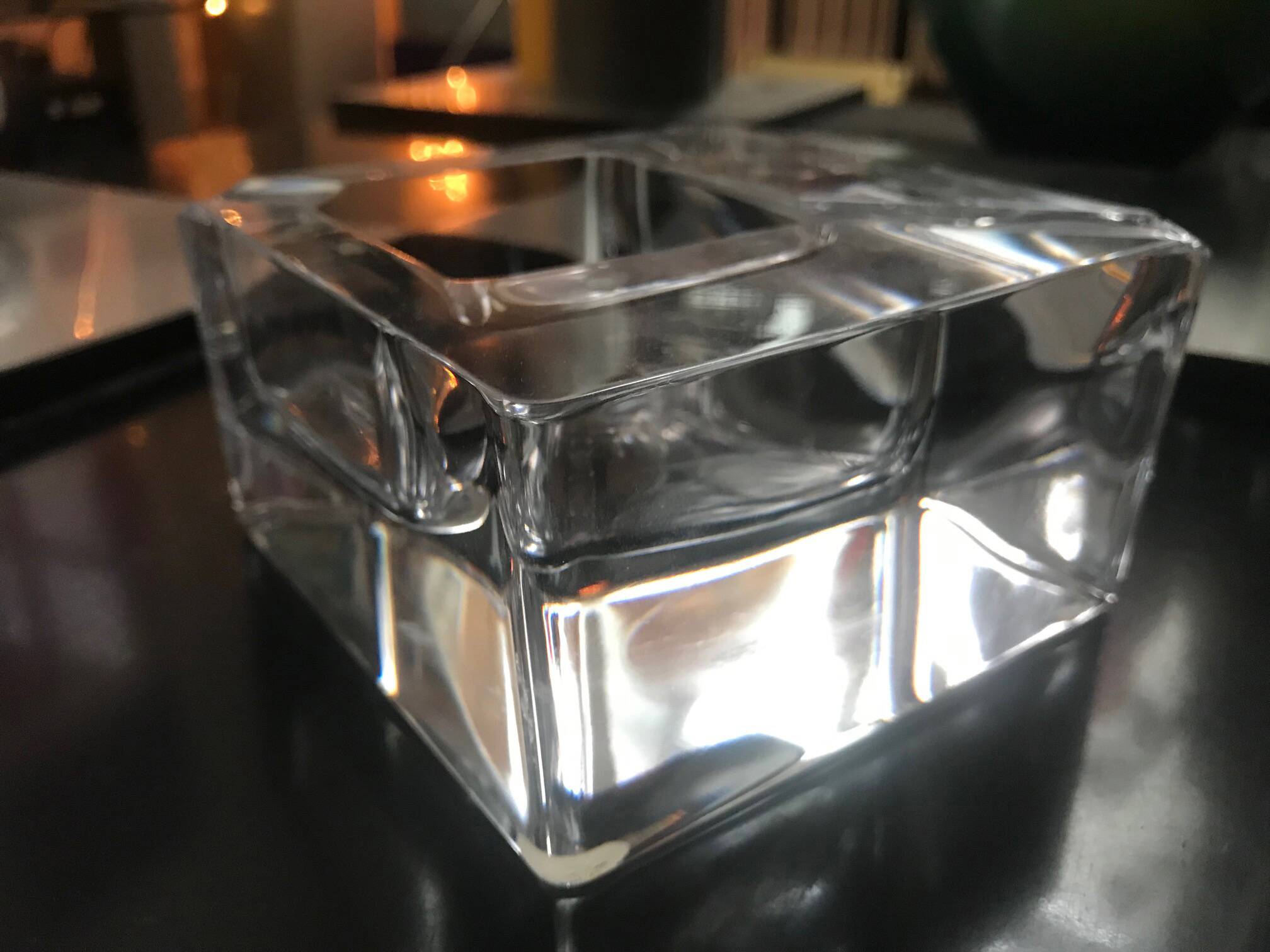 Large Vintage Ashtray • Crystal • Sèvres France • 1970