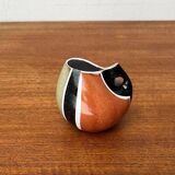 German ceramic vase from the mid-century by Krösselbach Keramik, 1960s.