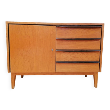Vintage wooden chest of drawers, ex czechoslovakia, scandinavian style, 1960
