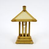 Set of 2 bamboo table lamps 1960s